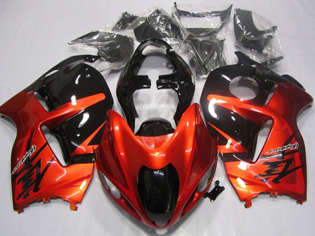 Rabatt Suzuki GSXR 1300 Hayabusa Motorrad Verkleidung 1996-2007 - Orange Schwarz