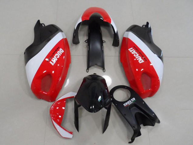 Rabatt Ducati Monster 696 Motorrad Verkleidung 2008-2012 - Weiss Rot Schwarz Monster