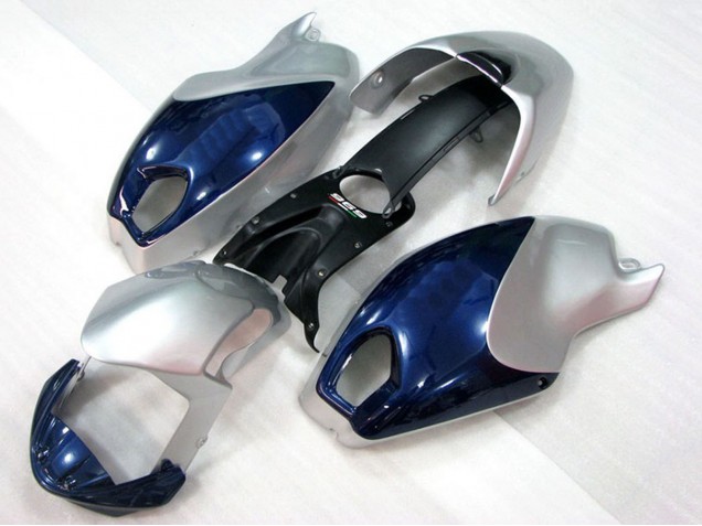 Rabatt Ducati Monster 696 Motorrad Verkleidung 2008-2012 - Dunkel Blau Silber