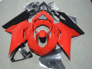 Rabatt Ducati 1098 Motorrad Verkleidung 2007-2014 - Rot Schwarz