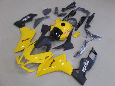 Rabatt Aprilia RS4 50 125 Motorrad Verkleidung 2012-2018 - Gelb Matt Schwarz