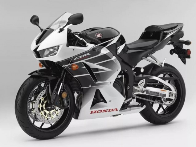 Rabatt Honda CBR600RR Motorrad Verkleidung 2013-2023 - Weiss Schwarz