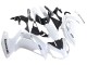 Rabatt Kawasaki EX650 Motorrad Verkleidung 2012-2016 - Weiss Schwarz