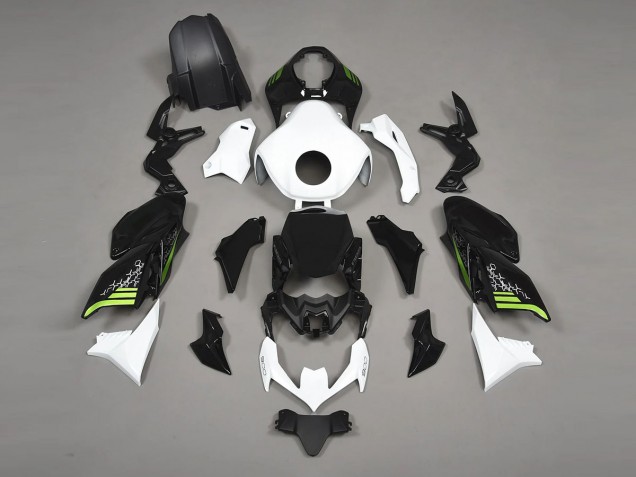 Rabatt Kawasaki Z900 Motorrad Verkleidung 2020-2024 - Schwarz Weiss