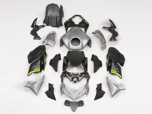 Rabatt Kawasaki Z900 Motorrad Verkleidung 2020-2024 - Schwarz Silber