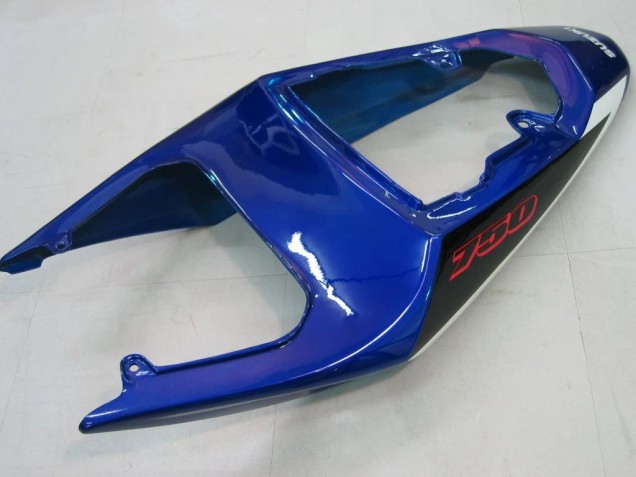 Rabatt Suzuki GSXR 600/750 Motorrad Verkleidung 2004-2005 - Blau Grau Glanzendes Schwarz