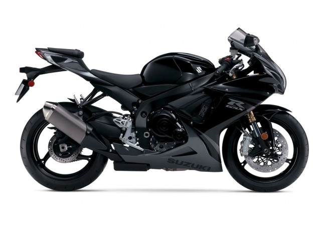 Rabatt Suzuki GSXR 600/750 Motorrad Verkleidung 2011-2024 - Glanzendes Schwarz
