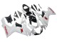Rabatt Suzuki GSXR 600/750 Motorrad Verkleidung 2011-2024 - Weiss Glanzendes Schwarz Rot Aufkleber