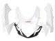 Rabatt Suzuki GSXR 600/750 Motorrad Verkleidung 2011-2024 - Weiss Glanzendes Schwarz Rot Aufkleber