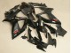 Rabatt Suzuki GSXR 600/750 Motorrad Verkleidung 2006-2007 - Glanzendes Schwarz