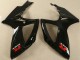 Rabatt Suzuki GSXR 600/750 Motorrad Verkleidung 2006-2007 - Glanzendes Schwarz
