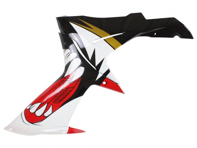 Rabatt Suzuki GSXR 600/750 Motorrad Verkleidung 2011-2024 - Rot Gold Grau Schwarz Weiss Hai