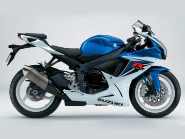 Rabatt Suzuki GSXR 600/750 Motorrad Verkleidung 2011-2024 - Blau Weiss