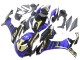 Rabatt Yamaha YZF R1 Motorrad Verkleidung 2015-2019 - Blau Gold Schwarz