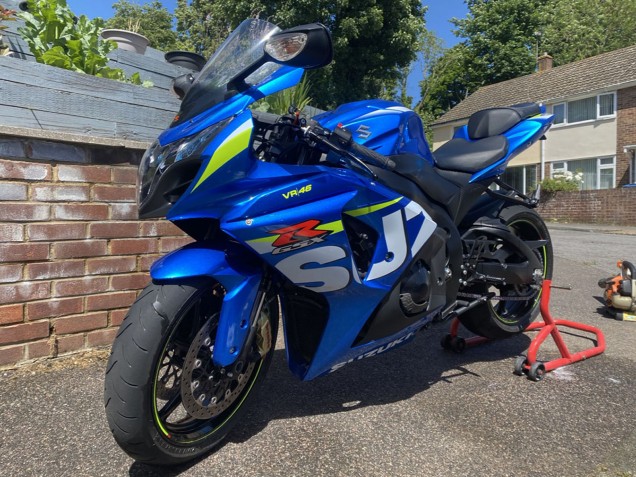 Rabatt Suzuki GSXR 1000 Motorrad Verkleidung 2009-2016 - Blau Grun Weiss