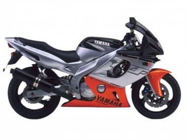 Rabatt Yamaha YZF600R Thundercat Motorrad Verkleidung 1996-2007 - Grau Orange Schwarz