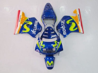 NSR 250 MC28 P4 1994-1996 Verkleidungen - Blau Grün