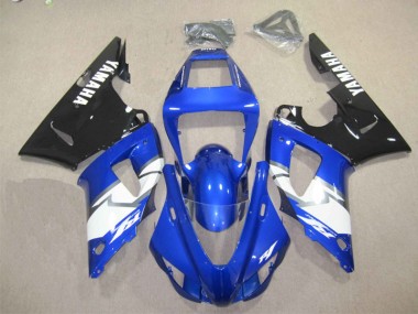R1 1998-1999 Verkleidungen - Blau Schwarz Weiß Aufkleber
