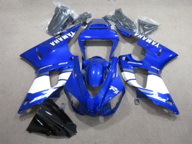 R1 1998-1999 Verkleidungen - Blau Weißer Aufkleber