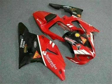 R1 2000-2001 Motorrad Verkleidung - Rot