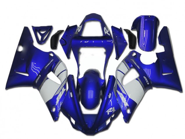 R1 2000-2001 Verkleidung - Blau Weiß R1 2000-2001 Verkleidung - Blau Weiß