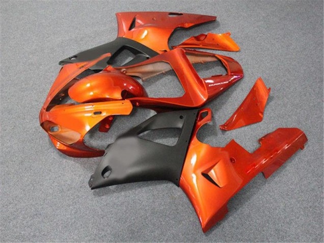 R1 2000-2001 Verkleidungen - Orange Schwarz