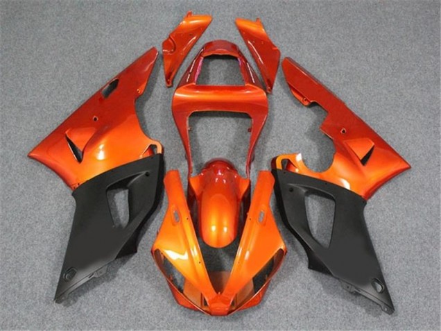R1 2000-2001 Verkleidungen - Orange Schwarz