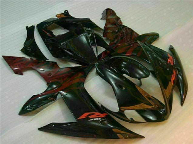 R1 2002-2003 Motorrad Verkleidung - Schwarz R1 2002-2003 Motorrad Verkleidung - Schwarz