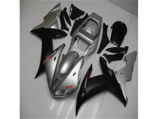 R1 2002-2003 Verkleidung - Silber Schwarz