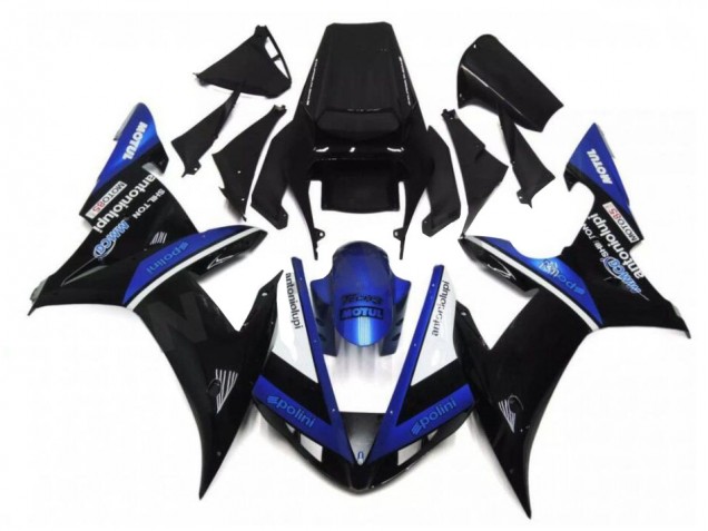 R1 2002-2003 Verkleidungen - Schwarz Blau