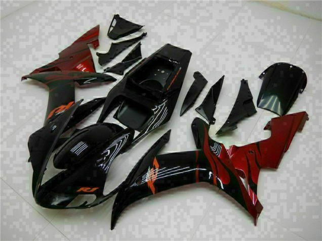 R1 2002-2003 Verkleidungen - Schwarz