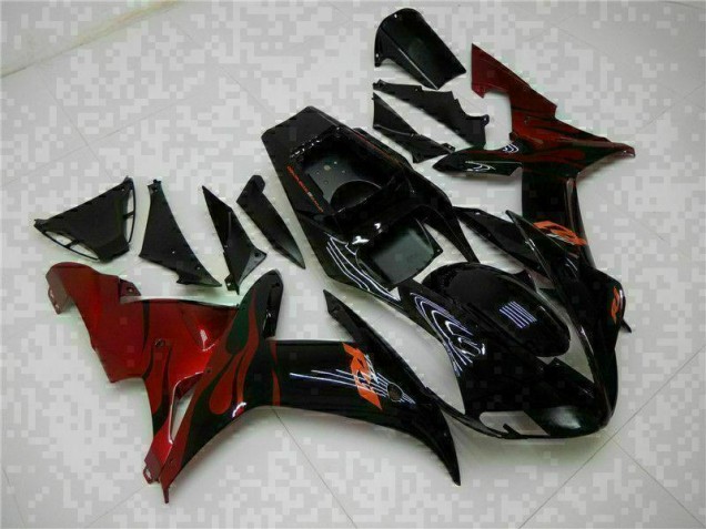 R1 2002-2003 Verkleidungen - Schwarz