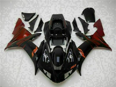 R1 2002-2003 Verkleidungen - Schwarz