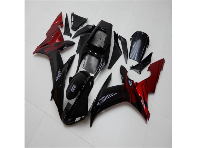 R1 2002-2003 Verkleidungen - Schwarz Rot R1 2002-2003 Verkleidungen - Schwarz Rot