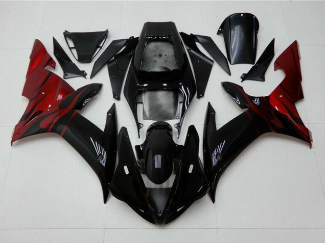 R1 2002-2003 Verkleidungen - Schwarz Rot R1 2002-2003 Verkleidungen - Schwarz Rot