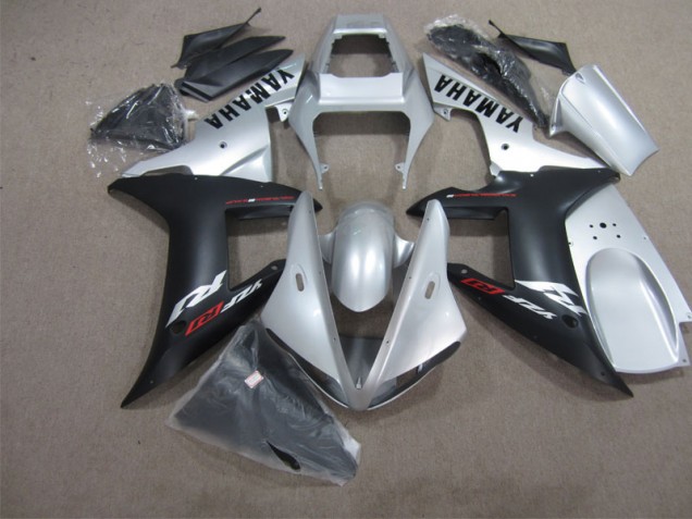 R1 2002-2003 Verkleidungen - Schwarz Silber R1 2002-2003 Verkleidungen - Schwarz Silber