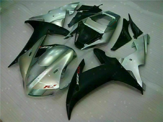 R1 2002-2003 Verkleidungen - Silber Schwarz