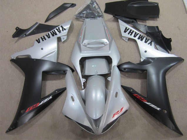 R1 2002-2003 Vollverkleidung - Silber Schwarz R1 2002-2003 Vollverkleidung - Silber Schwarz