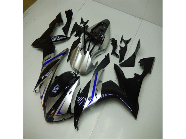 R1 2004-2006 Verkleidungen - Blau Schwarz Silber