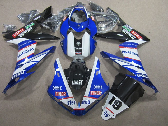 R1 2004-2006 Verkleidungen - Blau Weiß Volvo Sterilgarda 19 R1 2004-2006 Verkleidungen - Blau Weiß Volvo Sterilgarda 19