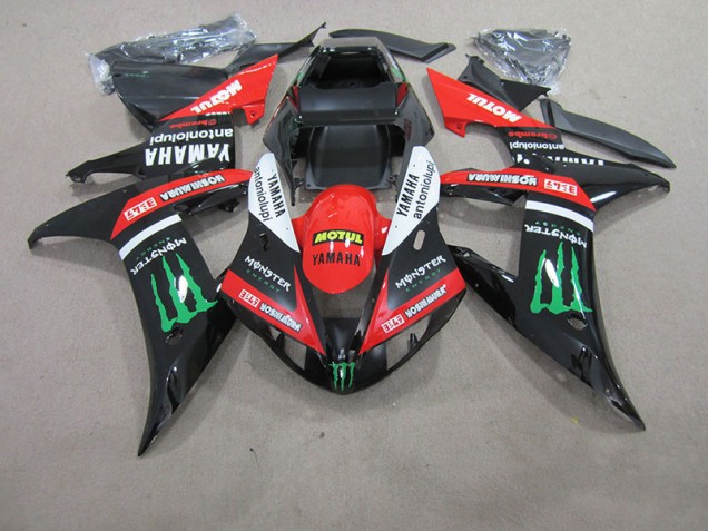 R1 2004-2006 Verkleidungen - Rot Weiß Schwarz Motul R1 2004-2006 Verkleidungen - Rot Weiß Schwarz Motul
