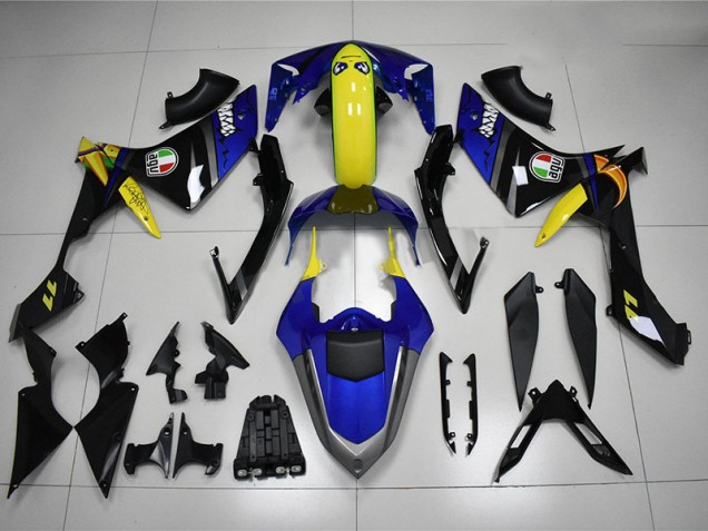 R1 2007-2008 Verkleidungen - Blau Hai