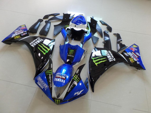 R1 2009-2011 Verkleidung - BlauSchwarz Monster R1 2009-2011 Verkleidung - BlauSchwarz Monster
