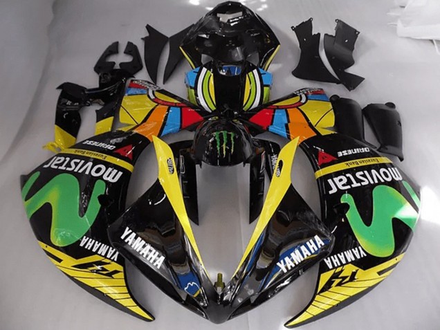 R1 2009-2011 Verkleidungen - Rossi Movistar
