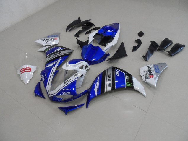 R1 2009-2011 Vollverkleidung - Blau Weiß R1 2009-2011 Vollverkleidung - Blau Weiß