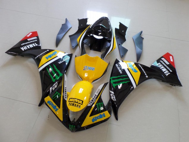 R1 2012-2014 Verkleidung - Gelb Schwarz Monster R1 2012-2014 Verkleidung - Gelb Schwarz Monster