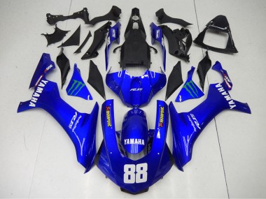 R1 2015-2019 Verkleidungen - Blau Monster 88