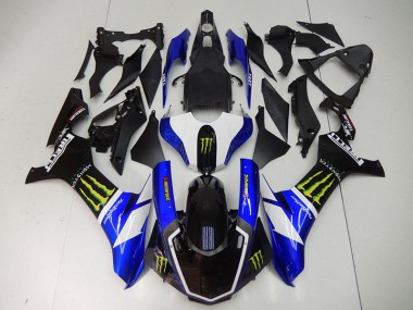 R1 2015-2019 Verkleidungen - BlauSchwarz Monster