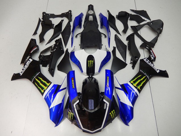 R1 2015-2019 Verkleidungen - BlauSchwarz Monster