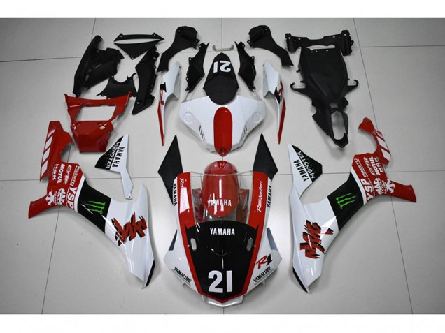 R1 2015-2019 Verkleidungen - Rot Schwarz 21 R1 2015-2019 Verkleidungen - Rot Schwarz 21